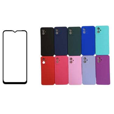 Imagem de Capinha Veludo Moto G54 + Película Hidrogel - Preto