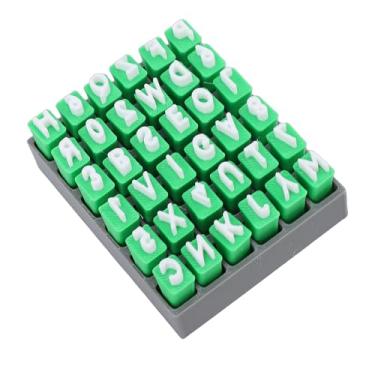 Imagem de Phefop Selos de Argila, Molde Artesanal de Números do Alfabeto para Gravação Em Relevo de Decoração de Cerâmica, Com Caixa de Armazenamento, Adequado para Cerâmica, Cartões