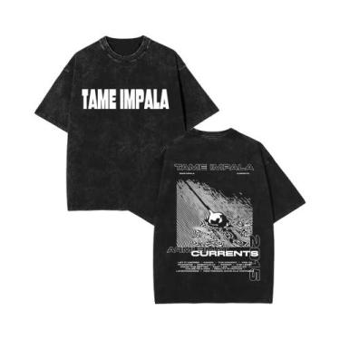 Imagem de Camiseta Vintage Masculina Com Estampa Gráfica Tame Impala, Moda Retro