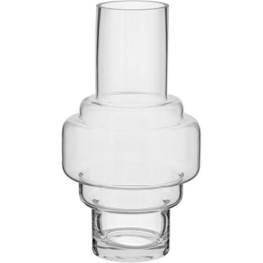 Imagem de Vaso Decorativo Enfeite Casa Vidro 35x20x20cm