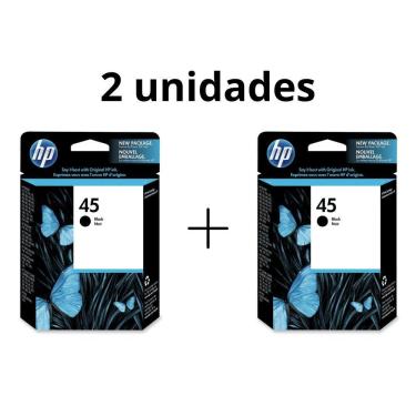Imagem de Cartucho Hp 45 51645a Conj 2 Pçs