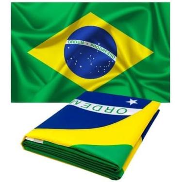 Imagem de Bandeira Do Brasil Grande 190x140cm Pendurável