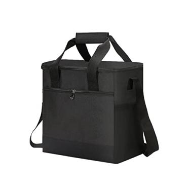 Imagem de Bolsa Térmica Portátil Recipiente Refeições Reutilizável com Alça Superior e de Ombro para Escola Escritório Piquenique Caminhada Todas as Idades