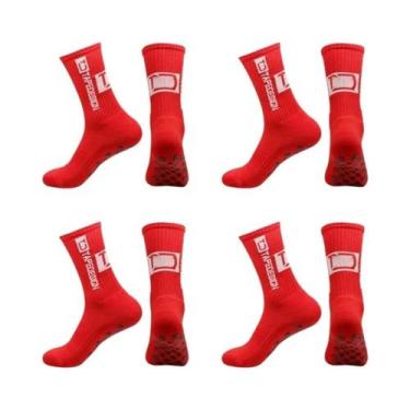 Imagem de Meias Esportivas Masculinas E Femininas Antiderrapantes Até a Panturri