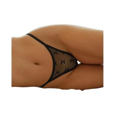 Imagem de Tanga Sexy De Renda Para Mulheres, Transparente E Sem Costura, G-Strin