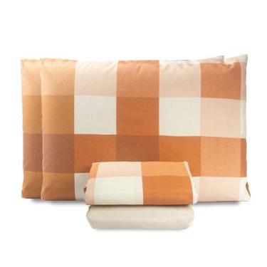 Imagem de Jogo de Lençol Classic Queen 4 peças Algodão 160 Fios - Isa Enxovais -