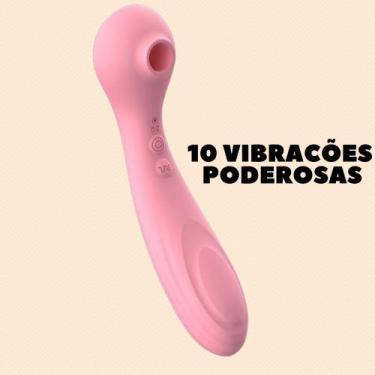 Imagem de Sugador de Clitóris Vibrador Feminino Surprise Day 10 Vibrações Brinqu
