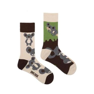 Imagem de Meias De Algodão Unissex Coloridas Para Gatos, Cães, Coala, Vaca, Para