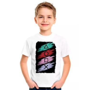 Imagem de Camiseta PLAYSTATION Games Jogos Moda Infantil Roupa Criança 01 - DESI