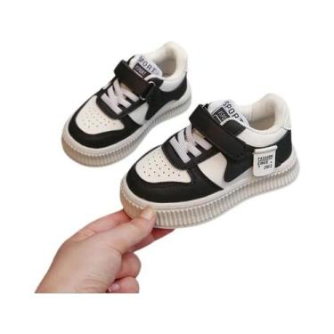 Imagem de Tênis Brancos De Cano Baixo Para Crianças, Calçados Esportivos De Prim