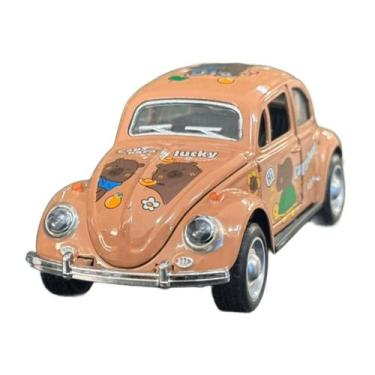 Imagem de Carrinho Miniatura Fusca Abre Porta Colecionável Capivara - Dexin