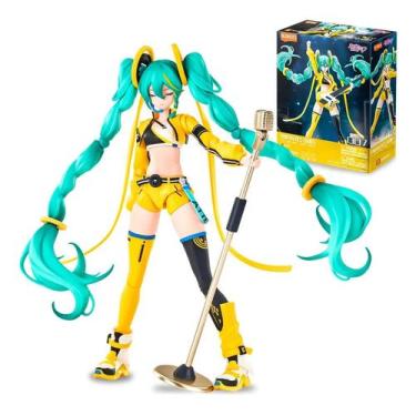 Imagem de Blokees Hatsune Miku Vivid Echoes 17cm - 73530, Amarelo