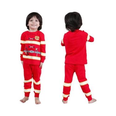 Imagem de Pijamas Para Meninos E Meninas, Conjunto De Fantasia De Policial, Bomb