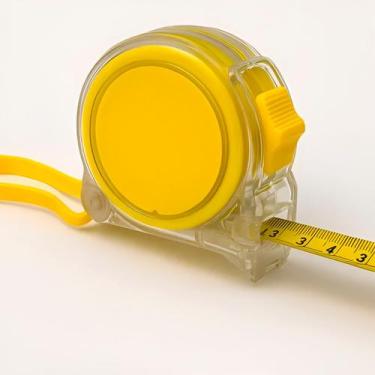 Imagem de Trena Métrica Manual com Trava Acrílico Transparente 3m - Dolce Magazi