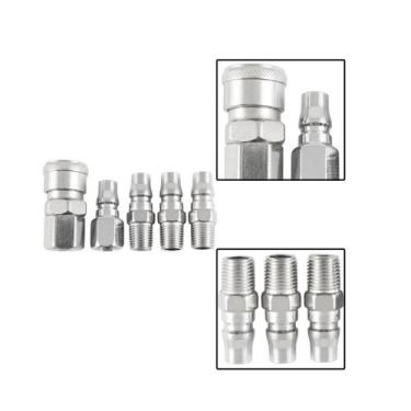 Imagem de Jogo De Engate Rapido 1/4" Padrao Japones 5 pçs - EDA