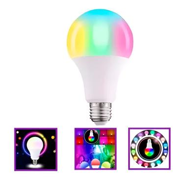 Imagem de Lâmpada Rgb Led 16 Cores Iluminação Festa Colorido - Iluminação Personalizada E Econômica