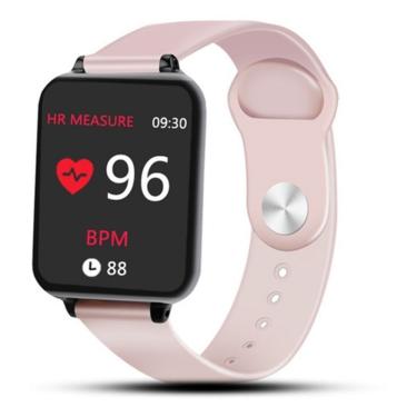 Imagem de Relógio Inteligente B57 Smartwatch Monitor Cardíaco Rosa
