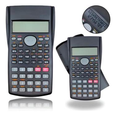 Imagem de Calculadora Científica Portátil 240 Funções Display 2 Linhas - ShopMix