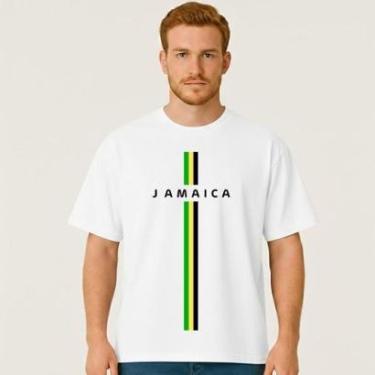 Imagem de Camiseta Oversized Masculina Jamaica Exclusiva Algodão Premium-Masculino