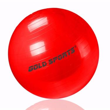 Imagem de Bola Suiça Pilates Yoga 65cm Som Bomba de Encher Gold Sports Pro-Unissex