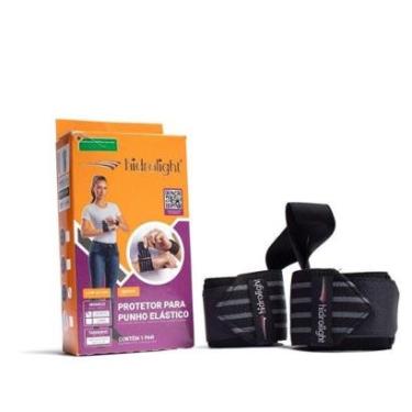Imagem de Protetor de Punho Unissex Hidrolight Elástico Estreito Preto/cinza-Unissex