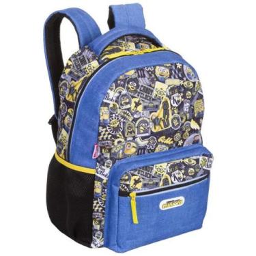 Imagem de Mochila Escolar Infantil De Alças Sestini Minions Oficial, 066070-00