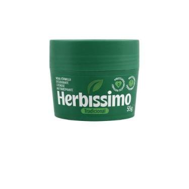 Imagem de Desodorante Antitranspirante Herbíssimo Creme Tradicional 55g
