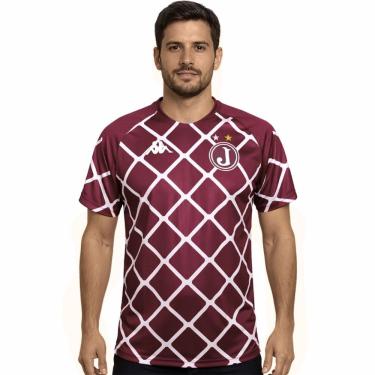 Imagem de Camiseta Juventus 2024 Bordô Kappa Supporter Masculina