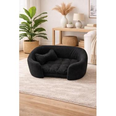 Imagem de Poltroninha Caminha Pet P Revestimento Suede Veludinho com Almofada Co