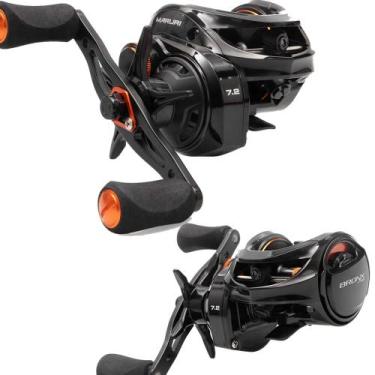 Imagem de Carretilha Maruri Bronx 300 Big Game Drag 15kg Pesqueiro Lado da Maniv