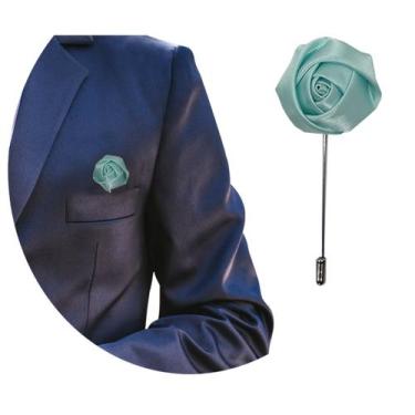 Imagem de Lapela Broche De Tecido Terno Casamento Noivo Padrinho Flor - RPires, 