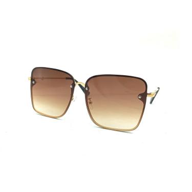 Imagem de óculos de sol prorider Dourado com lente Marrom-Feminino