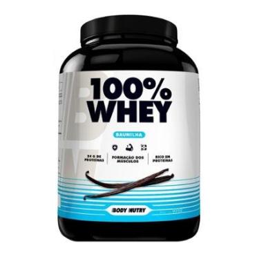 Imagem de Whey Protein 900g Alta Proteina 24g por Dose WPC WPI Uso Diario-Unissex