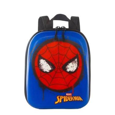 Imagem de Lancheira costa 3D pequena Spider-Man Diplomata Marvel Azul