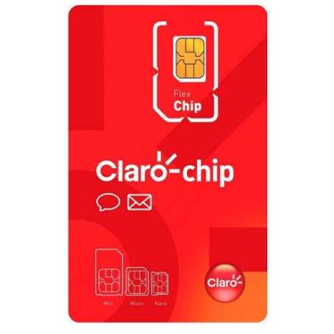 Imagem de Chip CLARO Pré-Pago Triplo 4G Recarga R10 Vermelho