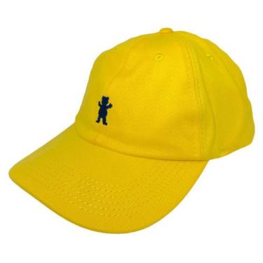 Imagem de Boné grizzly original aba curva og bear dad hat amarelo, Amarelo, U