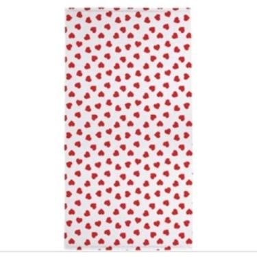 Imagem de Toalha de banho felpuda estampada teka nice - várias estampas, CORAÇÕE