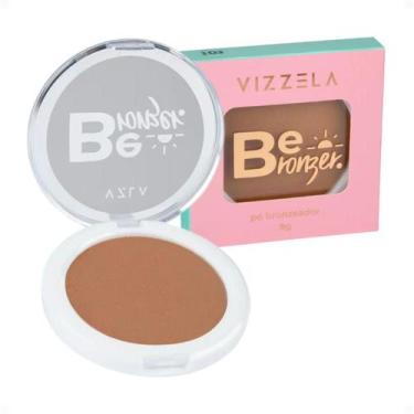 Imagem de Pó Bronzeador Facial Vizzela Be Bronzer Cor 03 Sunrise 9g