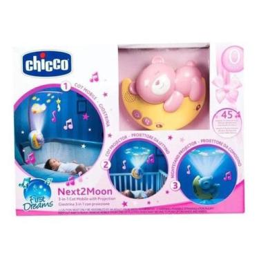 Imagem de Móbile Berço Recém Nascido Next2Moon 3 Em 1 Rosa - Chicco