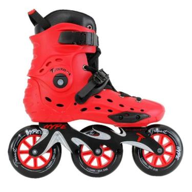 Imagem de Patins Inline Traxart 3 Rodas Revolt Turbo Freestyle Hardboot ABEC9 Ve