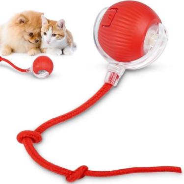 Imagem de Bola Interativa Inteligente para Gatos e Cães Brinquedo Automático Rec