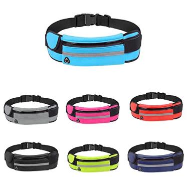 Imagem de Legou Pochete Esportes,Pochete Para Corrida,Porta Celular Garrafa De Água Cinta Fitness - Céu Azul
