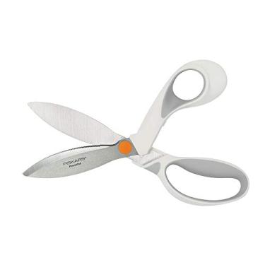 Imagem de Fiskars Tesouras PowerCut Softgrip da Crafts (9, branco/cinza