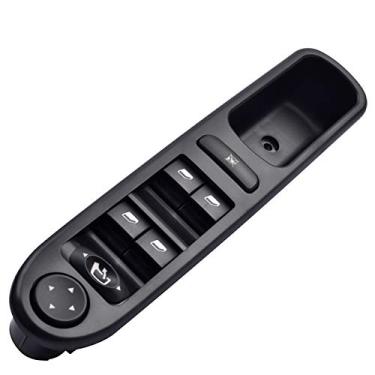 Imagem de Botão de interruptor elétrico para janela de porta elétrica de controle mestre para Peugeot 307 CC 2003-2008 307 SW 2002-2014 6554.KT