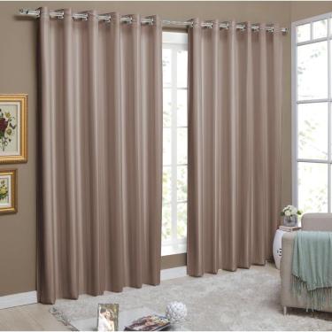 Imagem de Cortina De Sala Quarto 3,00x2,50 Hannover Jacquard-Sultan