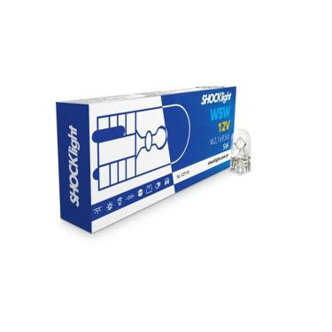 Imagem de Lampada Shocklight T10 Pingao 12v W2,1 X 9,5d caixa c/ 10 un