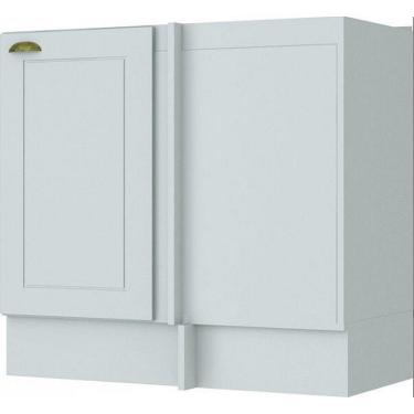 Imagem de Balcão C361 Americana Canto Reto Com 1 Porta Sem Tampo Henn Branco