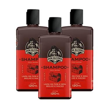 Imagem de 3X Shampoo Para Barba - Barba Negra - Don Alcides