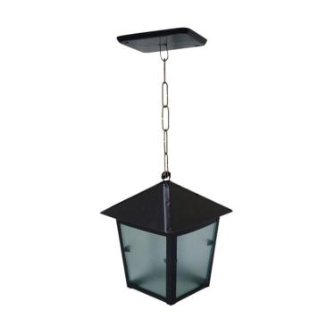 Imagem de Luminária de Teto Verona em Alumínio Fundido Preta 20x11cm