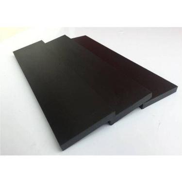 Imagem de Kit 3 Prateleiras 100% Mdf 60Cm - Preto - Com Suporte